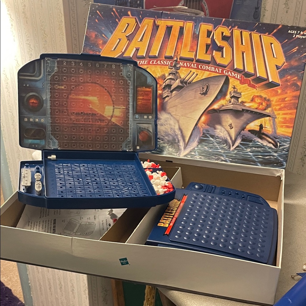 Battleship Classic Naval Combat Game - Blue Edition